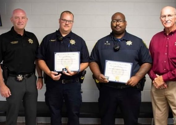 HCSO personnel commended for their heroic actions during violent uprising at Silverdale 
